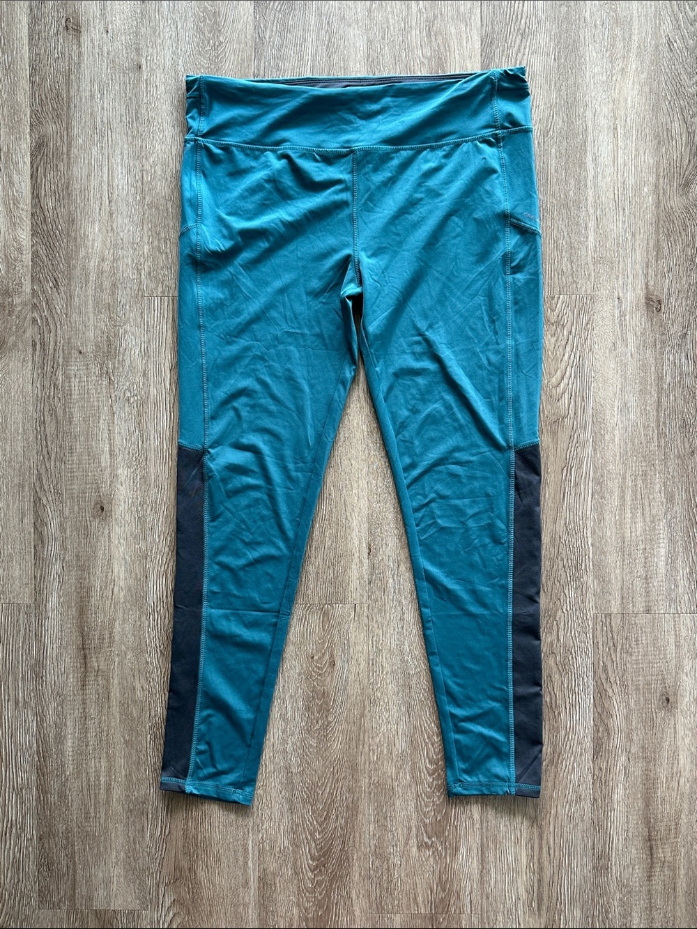 Craghoppers Insect Shield Leggings Turquoise & Black Size Large Outdoor Hiking